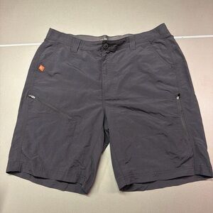 The American Outdoorsman Nylon Hiking Trail Cargo Shorts Mens Large Zip Pockets